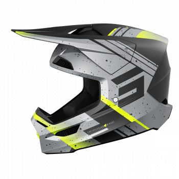 SHOT * Furious Mirage Grey & Neon Yellow Matte - 244-0473*