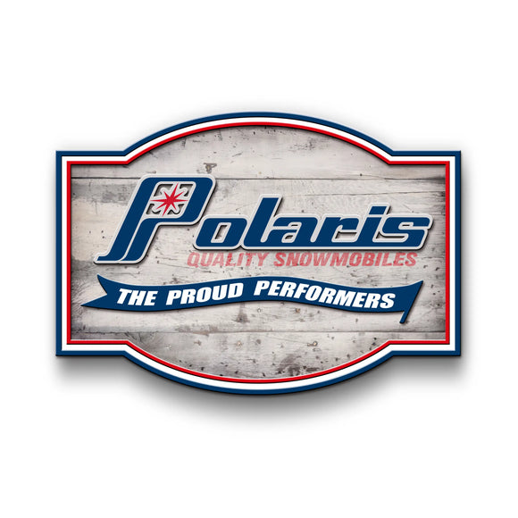 Vintage Polaris Wood Sign - 2866339