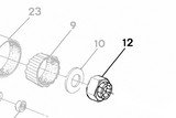 Right-Hand Stake Lock Nut - 2203005
