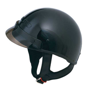 GMAX * GM35 Fully Dressed Half Helmet in Black - 493-5026