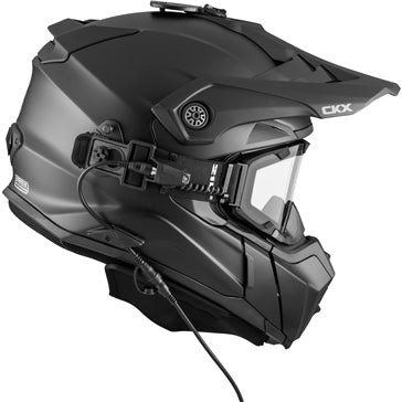 CKX Titan Original Electric Combo Helmet – Trail and Backcountry Solid - Included 210° Goggles - 509163-7