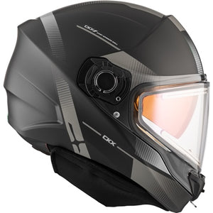 CKX * Contact Full face Helmet Edge in Black & Silver - 51540*