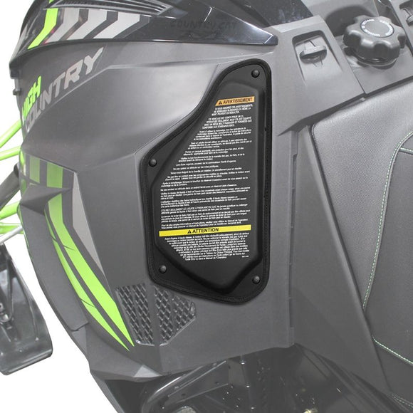 Dash Knee Pads - Black - 2017-2025 M NOR PTA Riot XF ZR - 7639-417