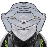 Mid LXR Windshield - Black - 2014-2026 BC M NOR PTA Riot XF ZR - 8639-134