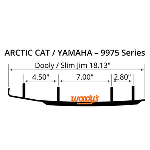 WOODY'S * Slim Jim Trail Runner 6" Carbide - SA6-9975