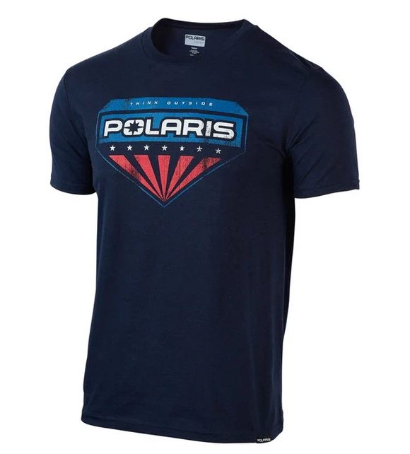 Men's Polaris Shield Tee, Navy - 2864620