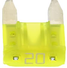 Mini Blade Fuse, 20 Amp, Yellow - 4012811