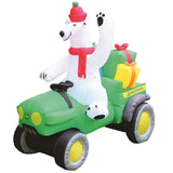 John Deere Gator Inflatable with Polar Bear