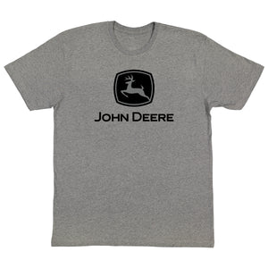 Grey with Black Logo T-Shirt