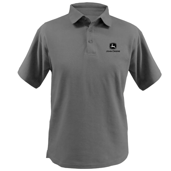 Charcoal Polyester Polo