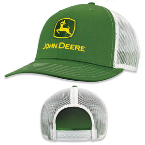 Adult Green w White Mesh Hat