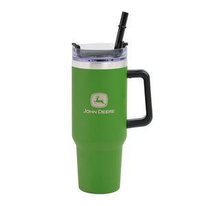 40oz John Deere Green Tumbler