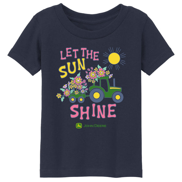 Toddler Navy Let the Sun Shine Tee