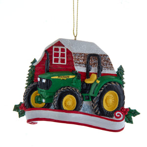 5075 Tractor & Barn Ornament