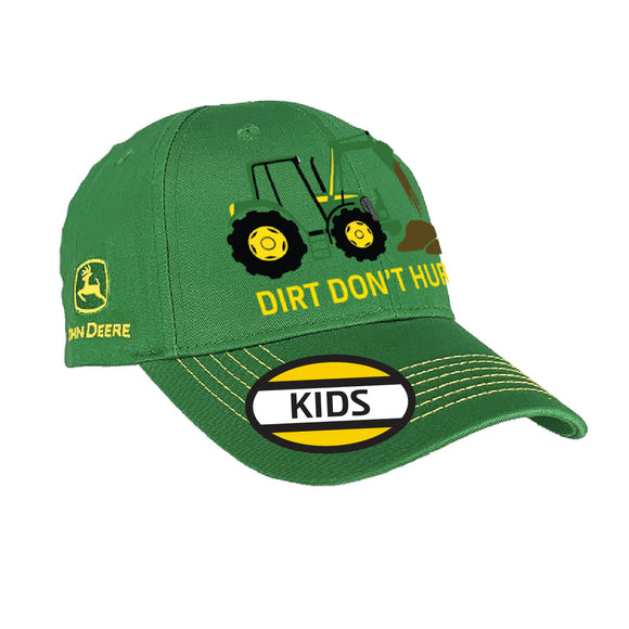 Toddler Green Dirt Don't Hurt Tractor Cap