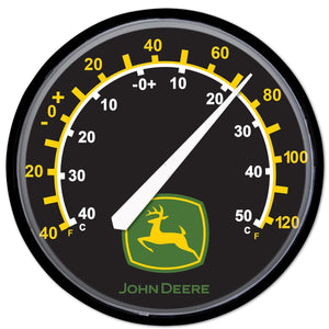 Black John Deere Thermomter