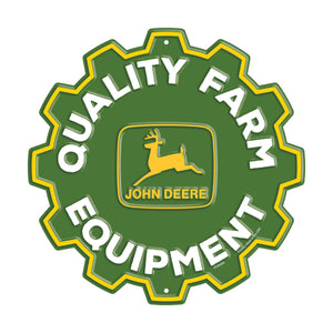 John Deere Quality Equipment Gear Sign