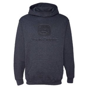 Adult Navy Embossed Hoodie