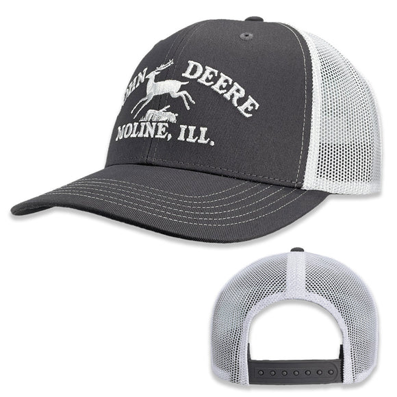 Adult Grey & White Moline Hat