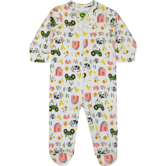 Infant Farm Icons Onesie