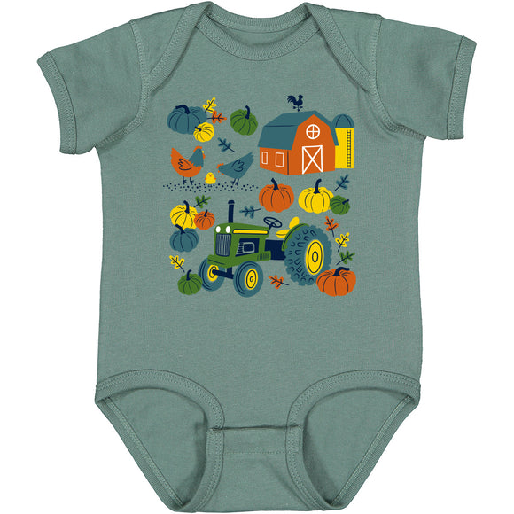 Infant Basil Fall Farm Bodysuit