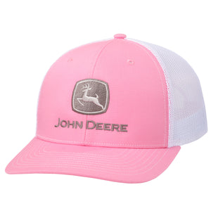 Pink with White Mesh Hat