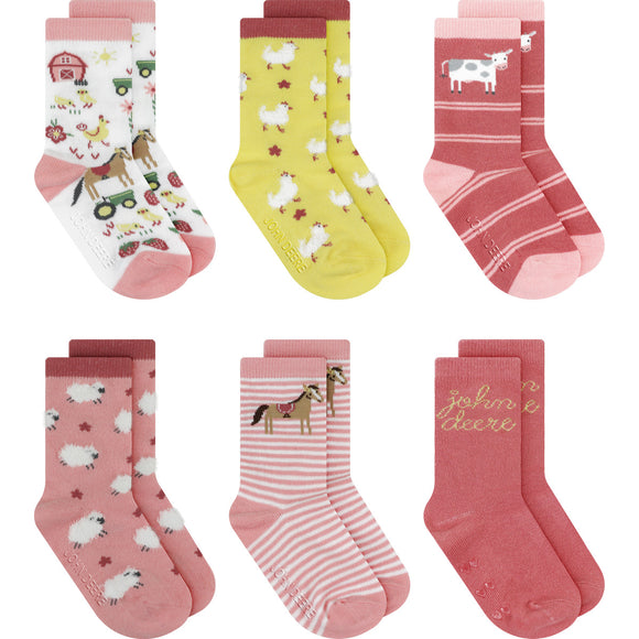 Toddler Girl Socks (6PK)