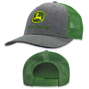 Grey with Green Mesh Hat