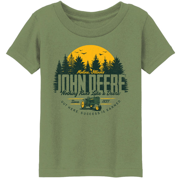 Youth Olive Success Is Earned Tee