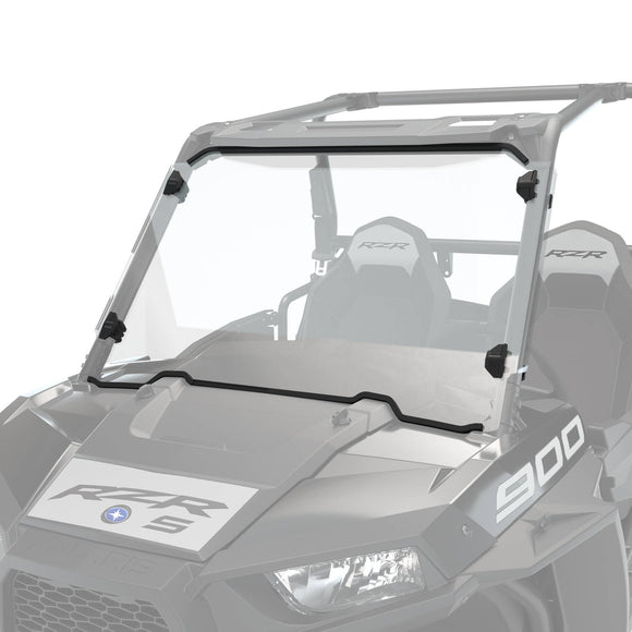 Hard Coat Poly Full Windshield with Lock & Ride®