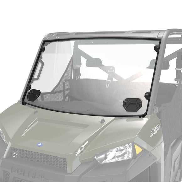 Hard Coat Poly Full Vented Windshield with Lock & Ride®