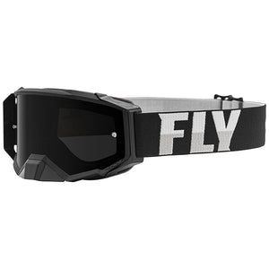 FLY * Zone Pro Goggle in Black & White with Smoke Lens - 420-0300