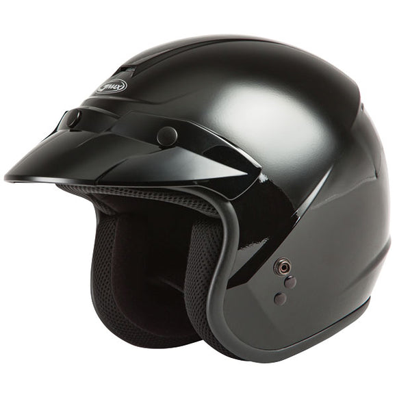 OF-2 BLACK Half Helmet