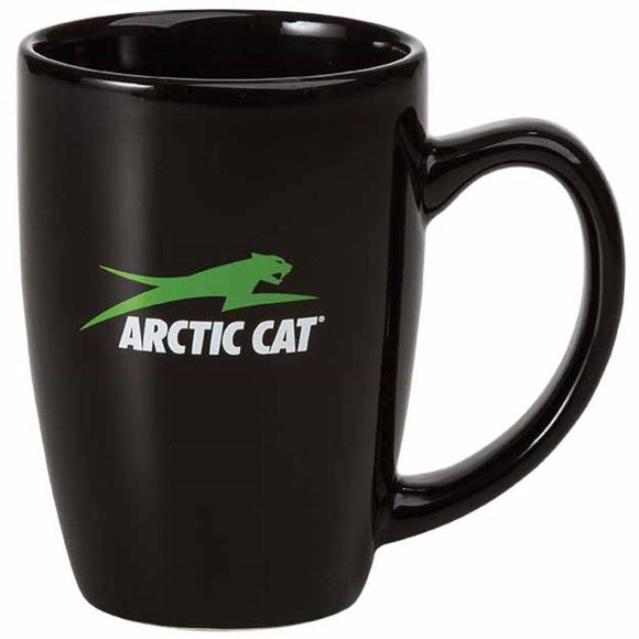 Black Arctic Cat Mug