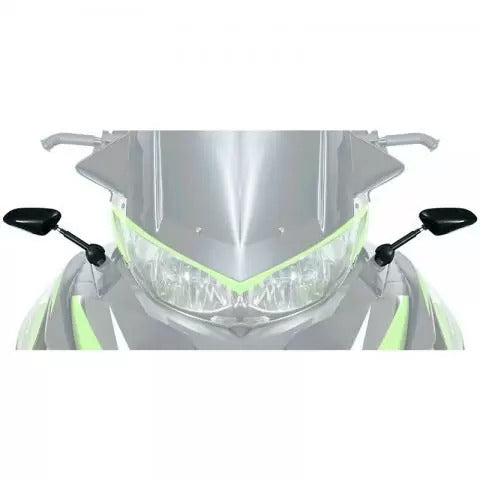 Pair Hood Mounted Mirrors - 2017-2021 ZR XF Riot