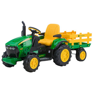 Ground Force Tractor with Trailer 12 Volt