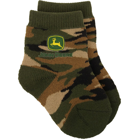 Infant Camo Print Crew Sock