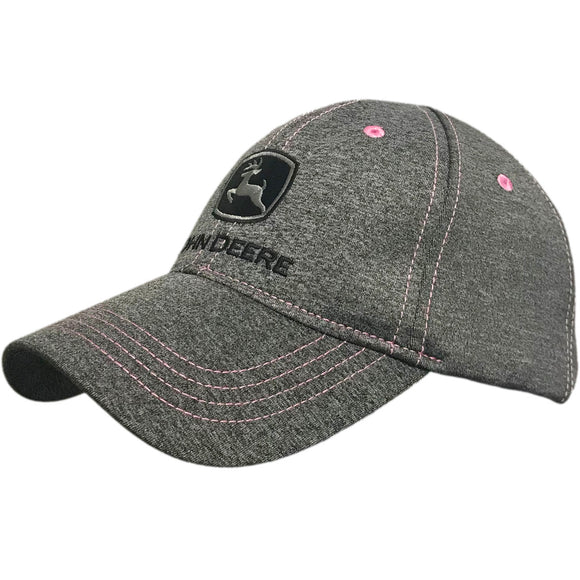 Youth Grey with Pink Stitching Cap